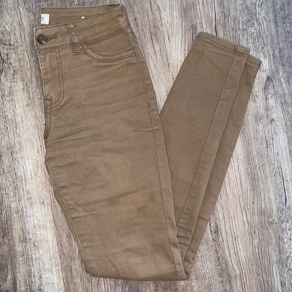 Brown Blue Spice Skinny Pants Size 0